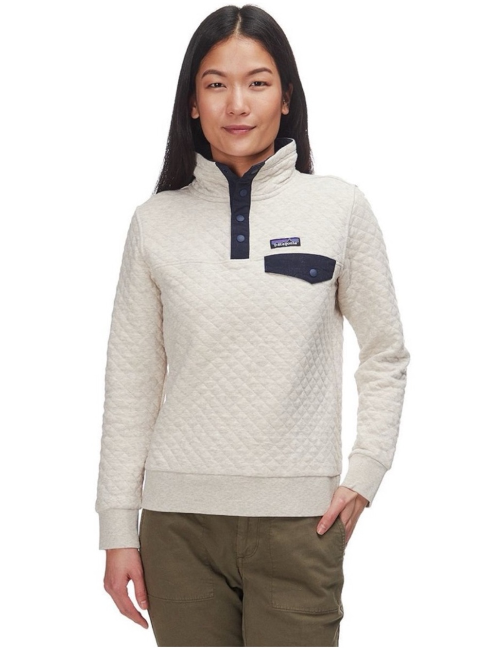Patagonia Organic Cotton Quilt Synchilla Snap-T Pullover M